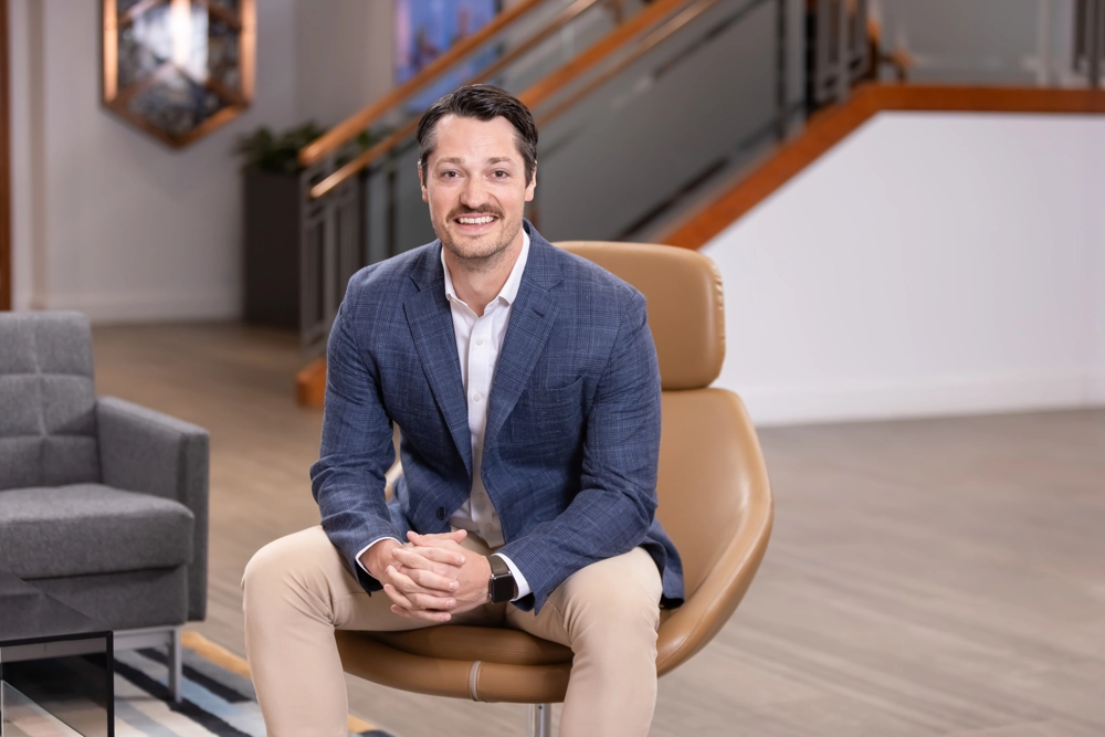 portrait of a smiling person in business attire